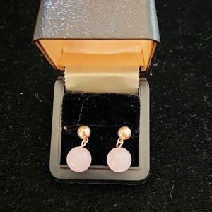 Light Pink  9.3 mm Ball Earrings